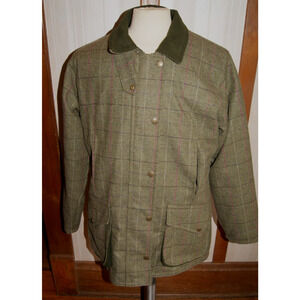 Hoggs of Fife Womens L/XL Field Pro Tweed Check Jacket/Coat Hunting Shooting